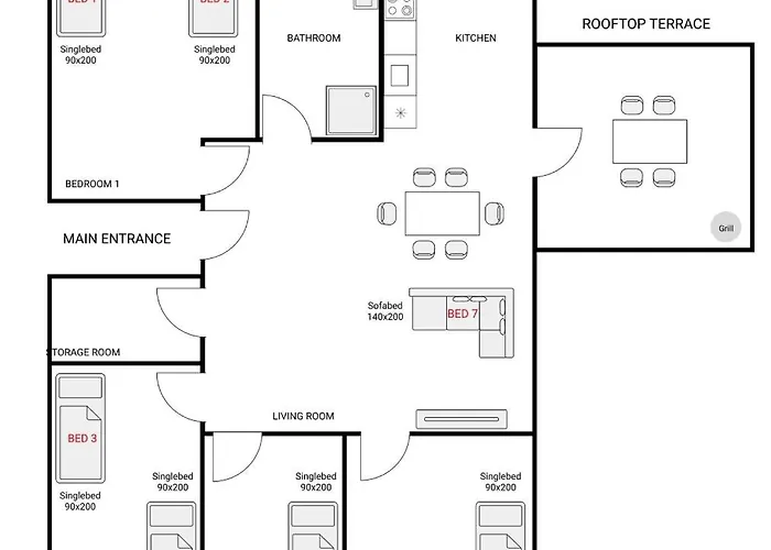 Apartmán The Snowdrop - New Exclusive 4 Bedroom House, Up To 8 Persons - 155m2 - Free Parking *
